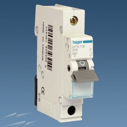 Hager single pole mcb 10amp 15am 20amp 32amp 6ampsingle pole mcb 10amp