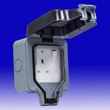 Electrical Water proof 13 amp Single Socket IP65