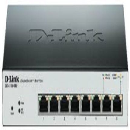 DGS-1100-08P 8-Port Gigabit PoE Smart Managed Switch