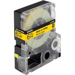 EPSON Tape LC-2YBP9 Pastel Black/Yellow 6mm/9 meter black on yellow