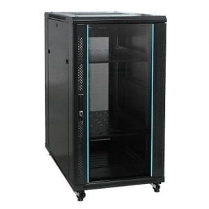 22U Data cabinets 600 x 1000. Glass Door