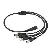 4 Way DC Power Splitter CCTV for Security Cameras