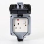 Electrical Water proof 13 amp Single Socket IP65