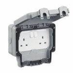 Electrical Water proof 13 amp Twin Socket IP65