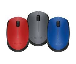 M171 Logitech Wireless Mouse (Black/ Blue/ Red)