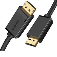 Ugreen DP Male to Male Cable 1m (Black)-UG- 10244