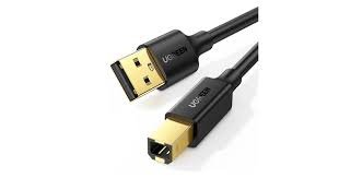 Ugreen USB 2.0 AM to BM Print Cable 3m (Black)-UG- 10351
