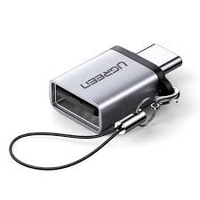 Ugreen Type C to USB 3.0 A Adapter Cable with Lanyard (Space Gray)-UG- 50283