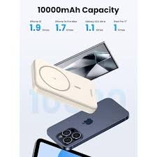 Ugreen 10000mAh Magnetic Wireless Power Bank Beige UG- 25208