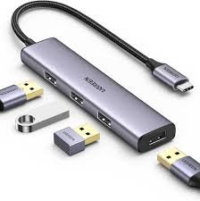 Ugreen UG- 20841 USB-C to 4*USB 3.0 Hub