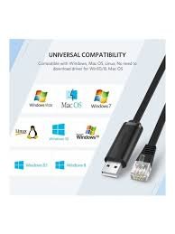 Ugreen USB to RJ45 Console Cable 1.5m-UG- 50773
