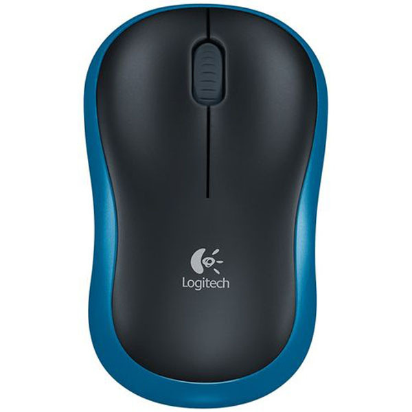 Logitech M185 Wireless Mouse - Blue