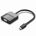 Vention Type-C to VGA Adapter 0.15M Black ABS Type