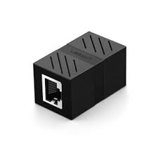 Ugreen UG-20390 RJ45 Network Keystone Jack Inline Coupler Female to Female 1pcs (Black)
