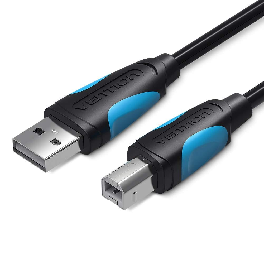 Vention USB2.0 A Male to B Male Printer Cable 1.5M Black