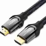 Vention Nylon Braided HDMI Cable 2M Black Metal Type