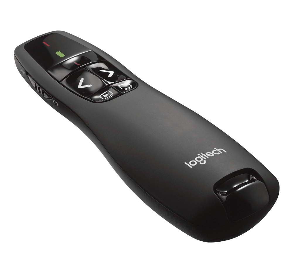 Logitech R400 Wireless Presenter - Black