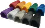Vention RJ45 Strain Relief Boots Red PVC Type 100 Pack, Red, Black, Grey, White, Pink